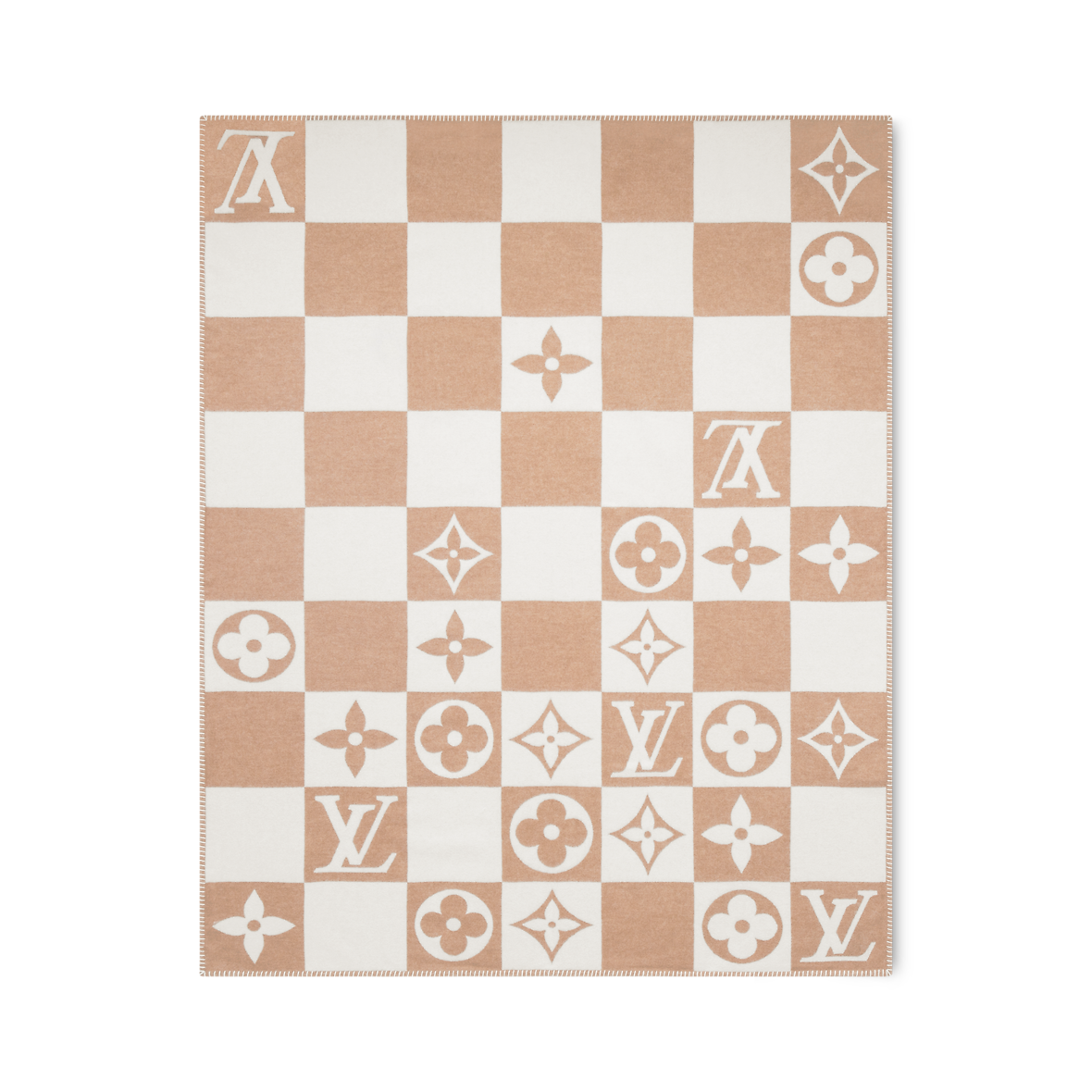 LV Checkmate Blanket S00 Home LOUIS VUITTON